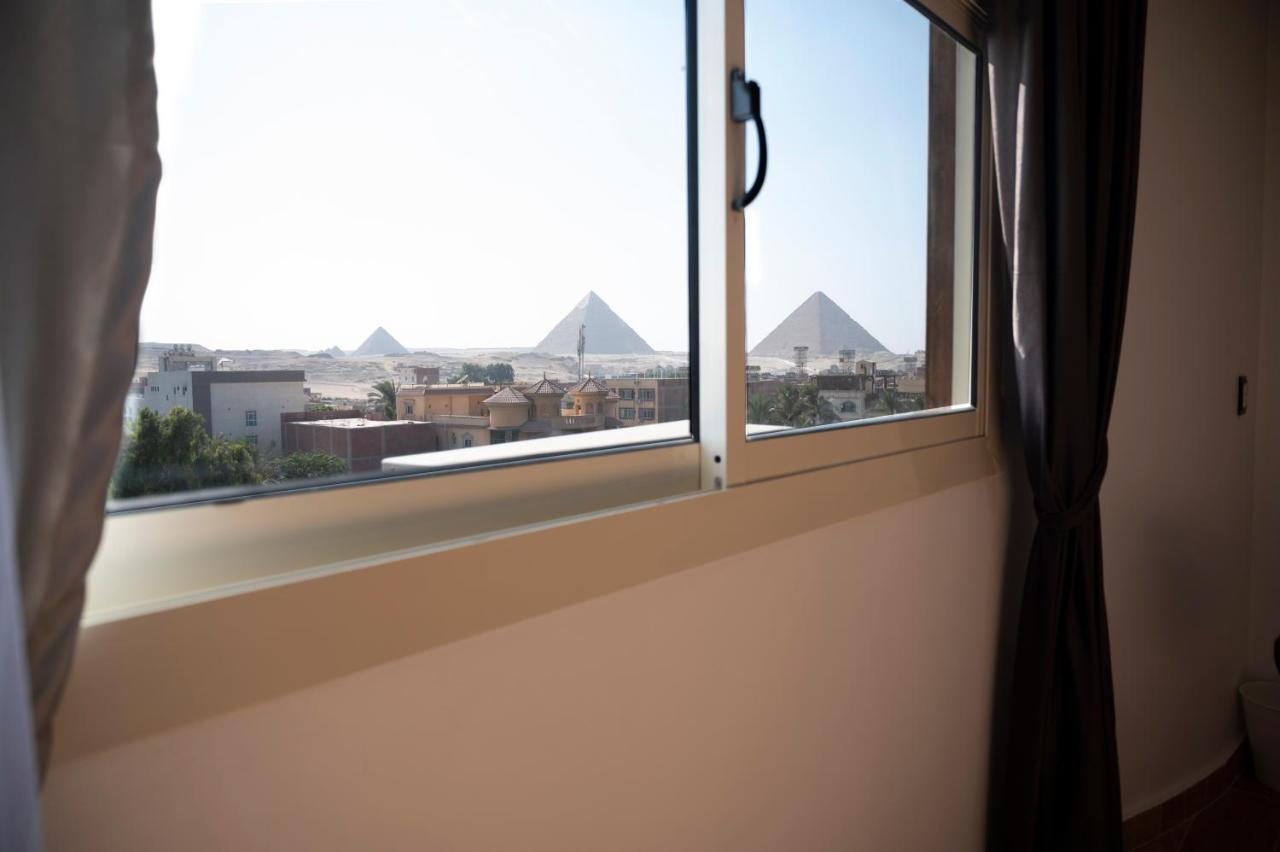 Palm Pyramids View Inn Kafret el-Gabal Exterior foto